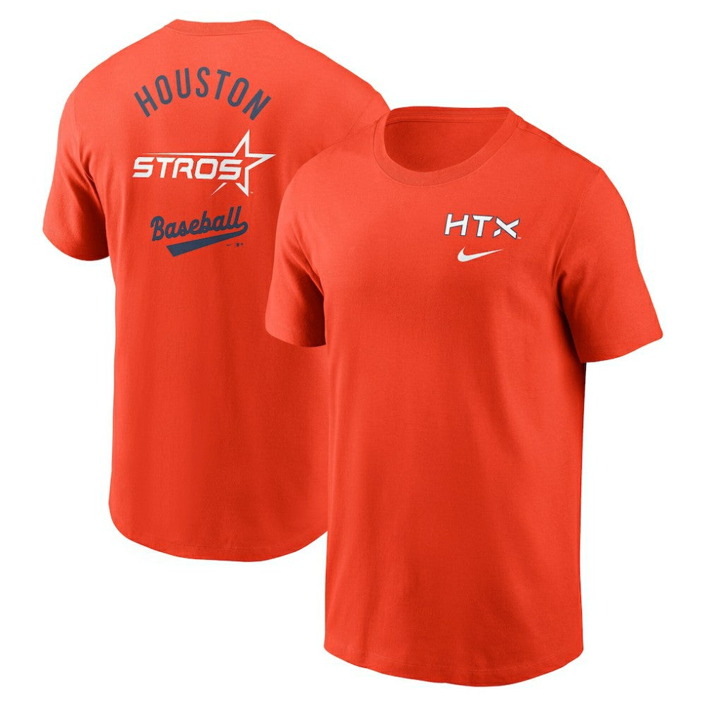 Houston Astros Nike 2025 City Connect 2-Hit T-Shirt - Orange T-shirts