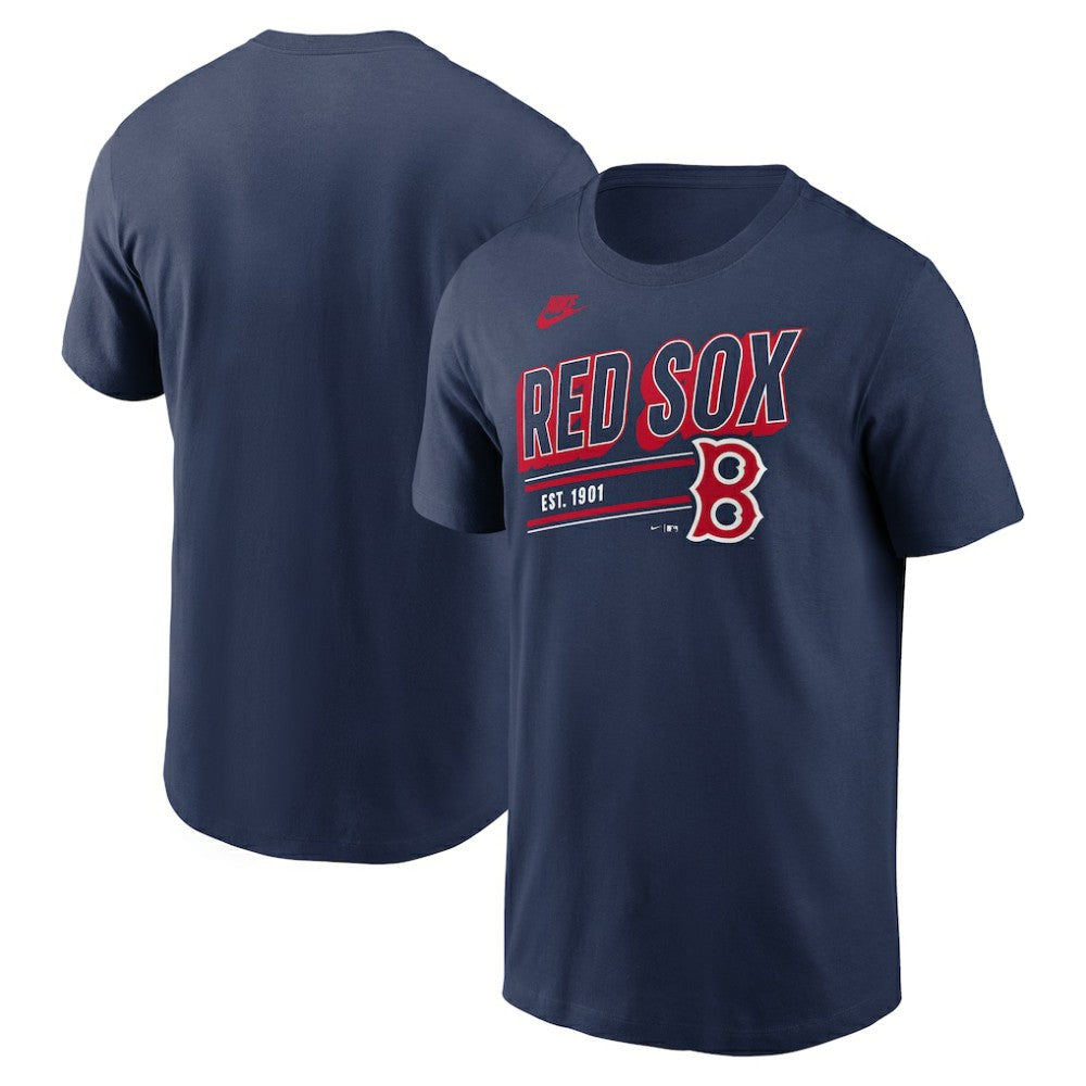 Boston Red Sox Nike Cooperstown Collection Retro T-Shirt - Navy T-shirts