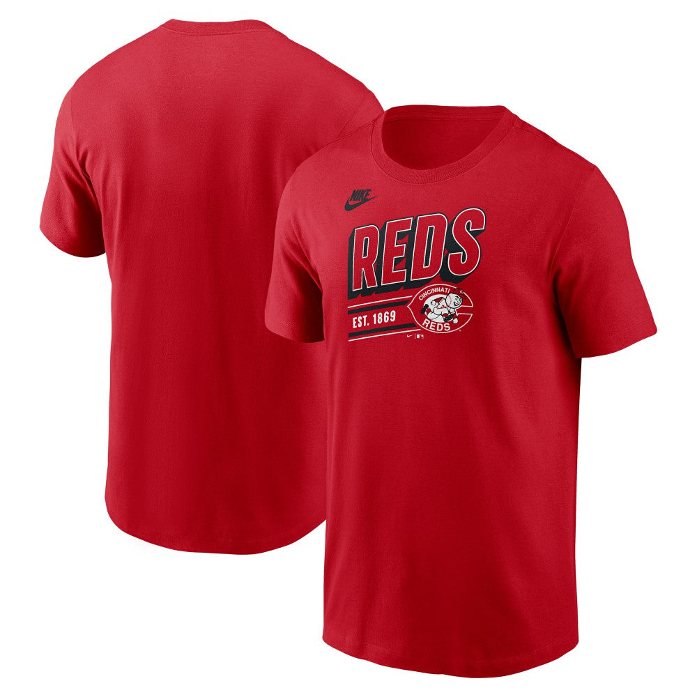 Cincinnati Reds Nike Cooperstown Collection Retro T-Shirt - Red T-shirts
