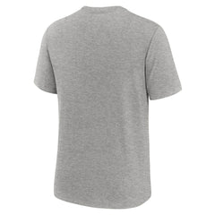 Tampa Bay Rays Nike Cooperstown Collection Retro Tri-Blend T-Shirt - Heather Gray T-shirts