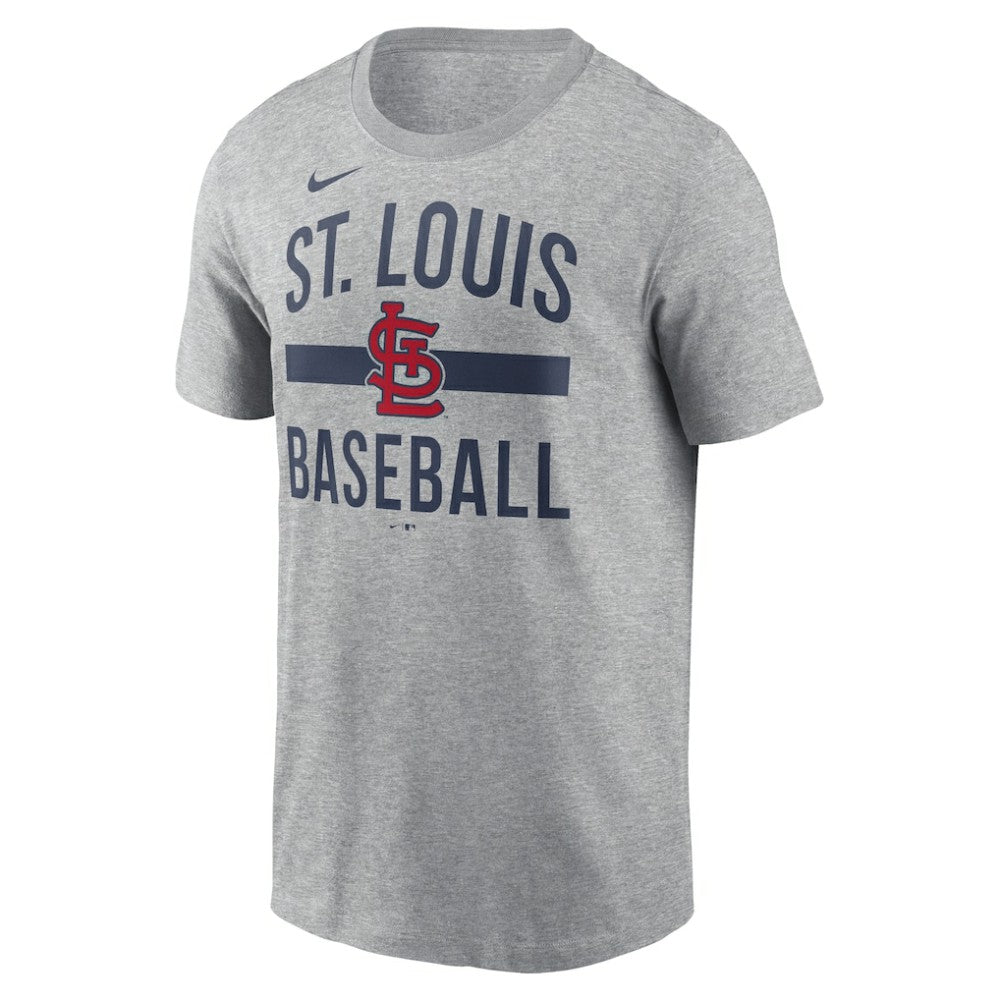 St. Louis Cardinals Nike  Arched T-Shirt - Heather Gray T-shirts
