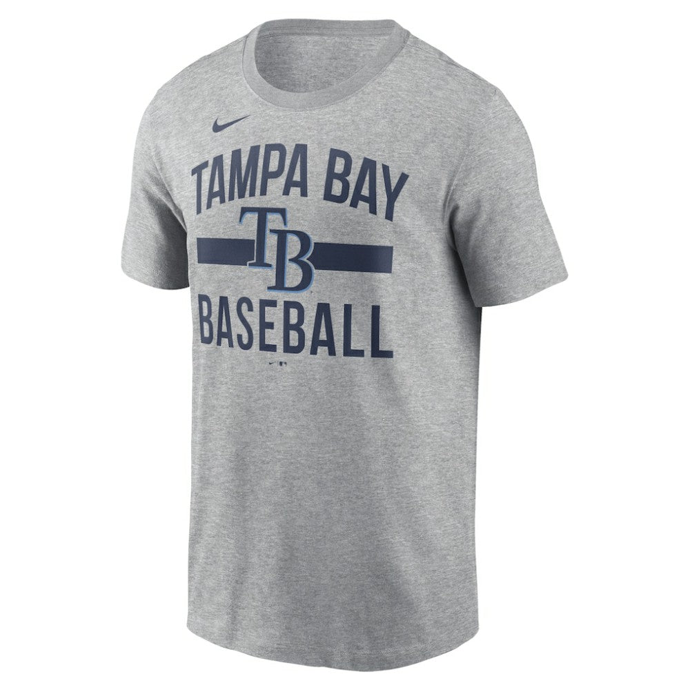 Tampa Bay Rays Nike  Arched T-Shirt - Heather Gray T-shirts