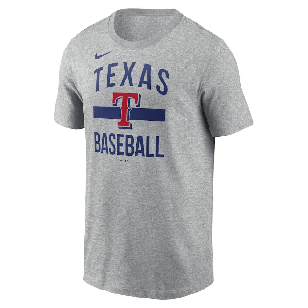 Texas Rangers Nike  Arched T-Shirt - Heather Gray T-shirts