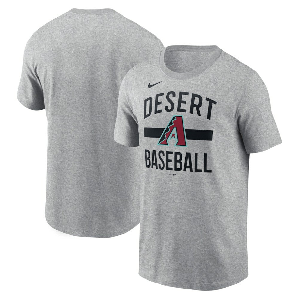 Arizona Diamondbacks Nike  Arched T-Shirt - Heather Gray T-shirts