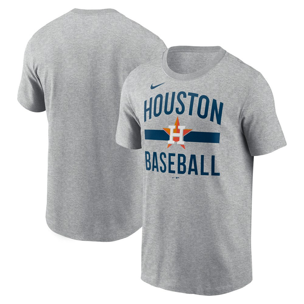 Houston Astros Nike  Arched T-Shirt - Heather Gray T-shirts