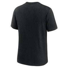 Chicago White Sox Nike Logo Tri-Blend T-Shirt - Heather Black T-shirts
