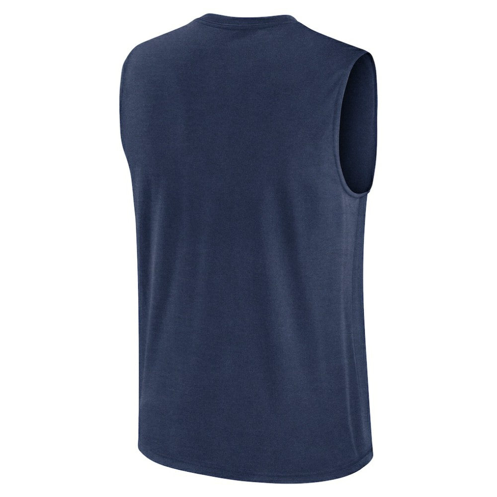 Detroit Tigers Nike Knockout Dri-FIT Muscle Tank Top - Navy Tanks