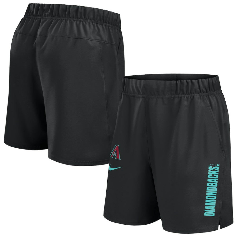 Arizona Diamondbacks Nike Woven Victory Dri-FIT Shorts - Black Shorts