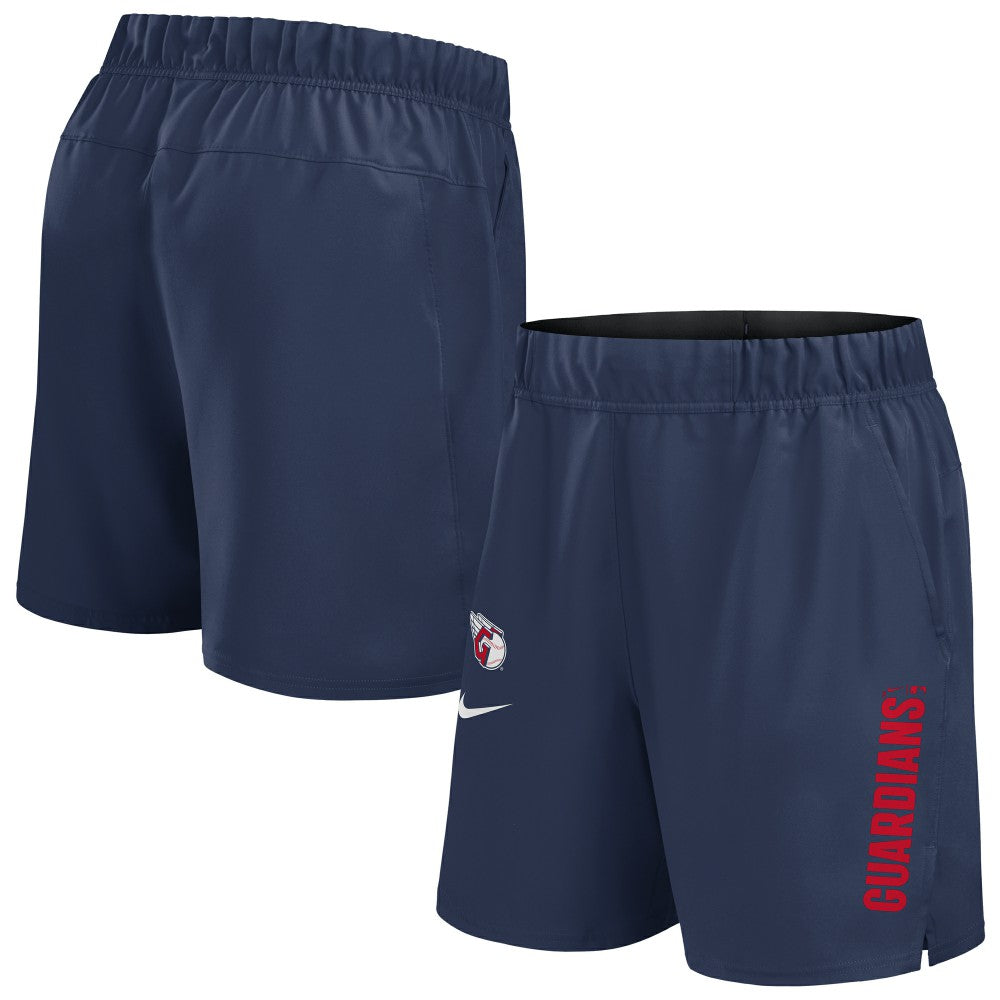 Cleveland Guardians Nike Woven Victory Dri-FIT Shorts - Navy Shorts