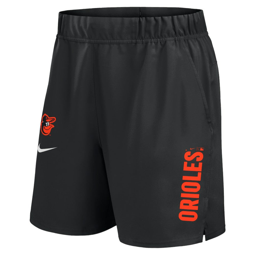 Baltimore Orioles Nike Woven Victory Dri-FIT Shorts - Black Shorts