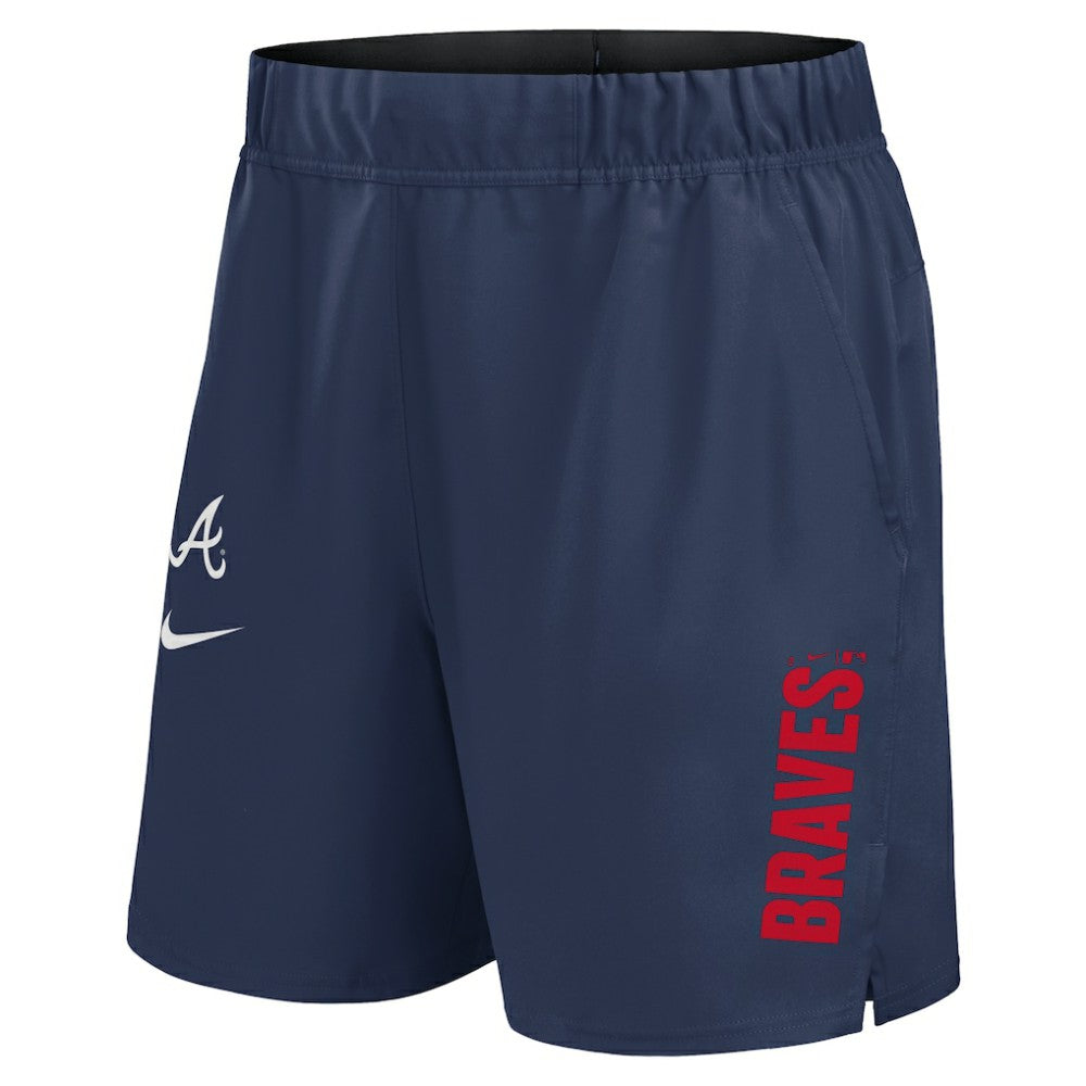 Atlanta Braves Nike Woven Victory Dri-FIT Shorts - Navy Shorts