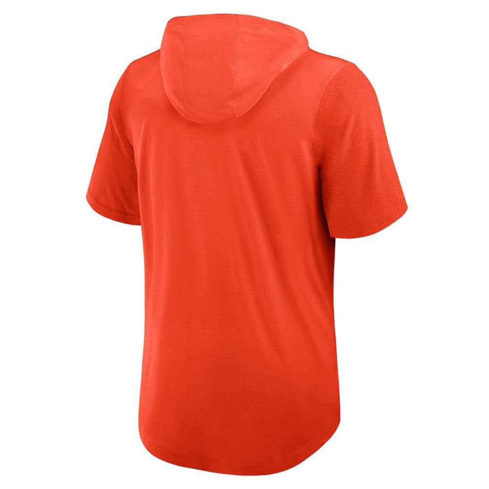 Baltimore Orioles Nike Tri-Blend Hoodie T-Shirt - Orange Hoodies