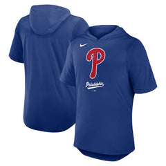 Philadelphia Phillies Nike Tri-Blend Hoodie T-Shirt - Royal Hoodies