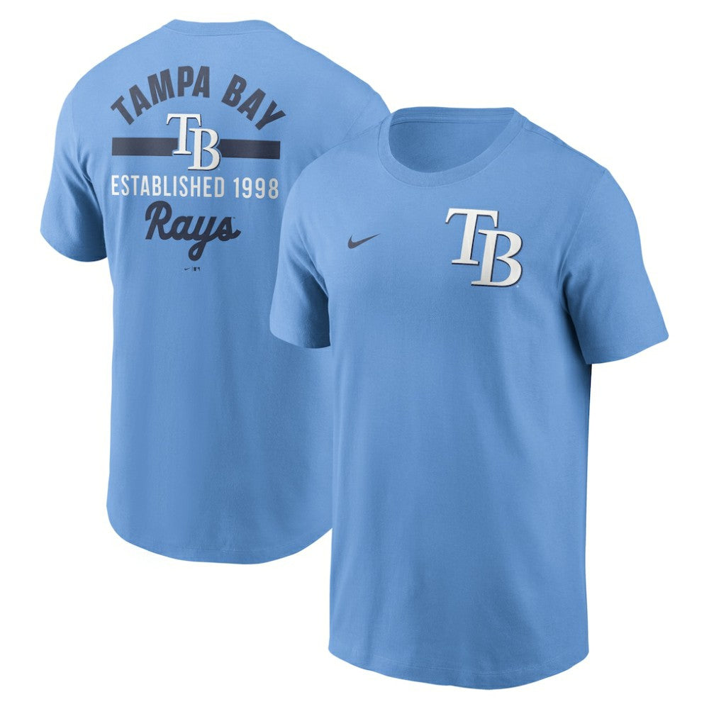 Tampa Bay Rays Nike 2-Hit T-Shirt - Light Blue T-shirts