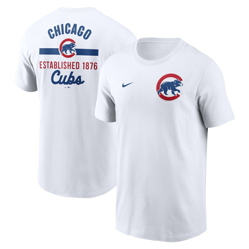 Chicago Cubs Nike 2-Hit T-Shirt - White T-shirts