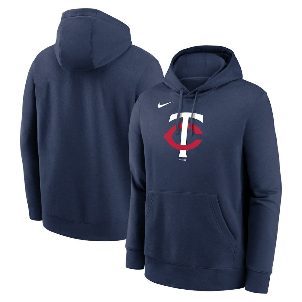 Minnesota Twins Nike Logo Club Fleece Hoodie - Navy Hoodies