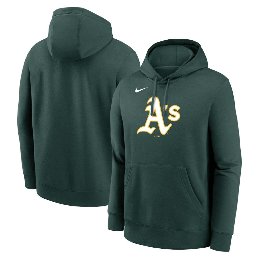 Athletics Nike Logo Club Fleece Hoodie - Green Hoodies
