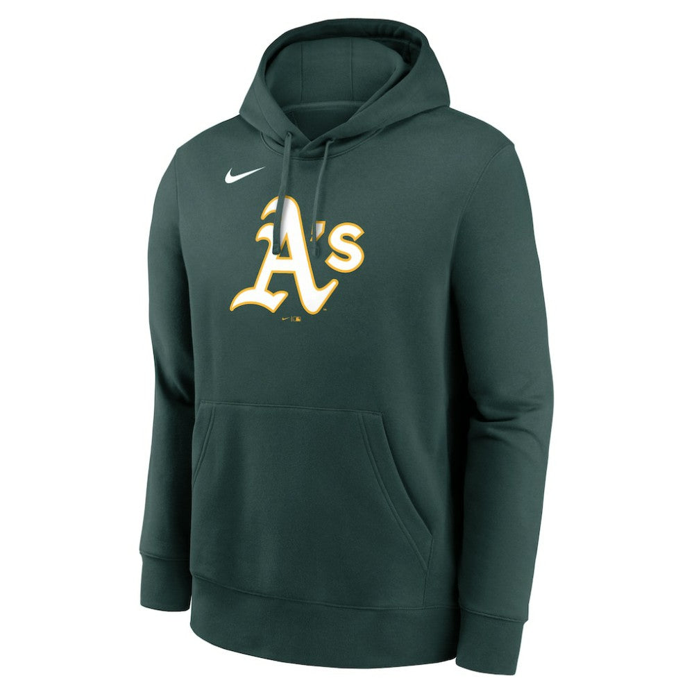 Athletics Nike Logo Club Fleece Hoodie - Green Hoodies
