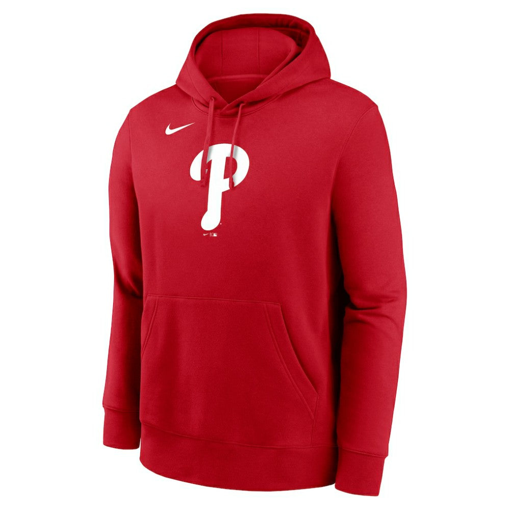 Philadelphia Phillies Nike Logo Club Fleece Hoodie - Red Hoodies