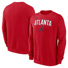 Atlanta Braves Nike Sweatshirt - Red Sweatshirts