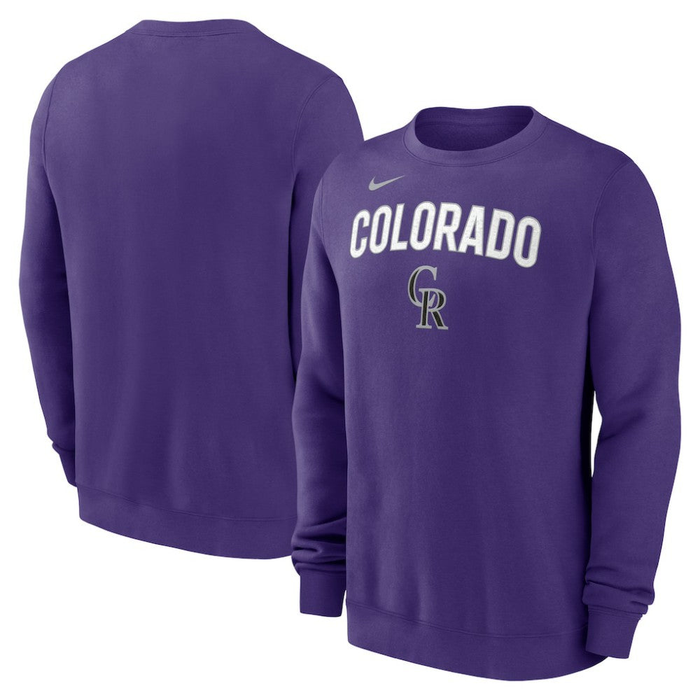 Colorado Rockies Nike Sweatshirt - Purple Sweatshirts