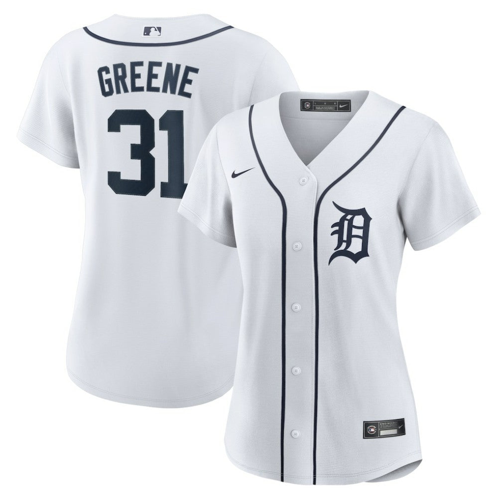 Riley Greene Detroit Tigers Nike Women's Home Replica Player Jersey - White Jerseys