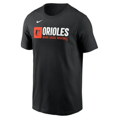 Baltimore Orioles Nike Team Block T-Shirt - Black T-shirts