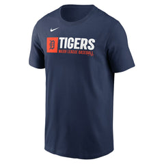 Detroit Tigers Nike Team Block T-Shirt - Navy T-shirts