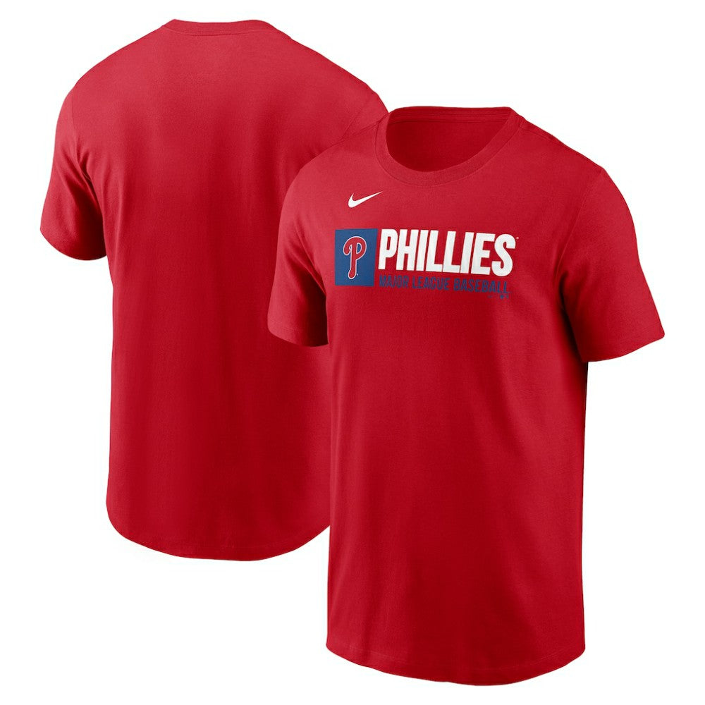 Philadelphia Phillies Nike Team Block T-Shirt - Red T-shirts