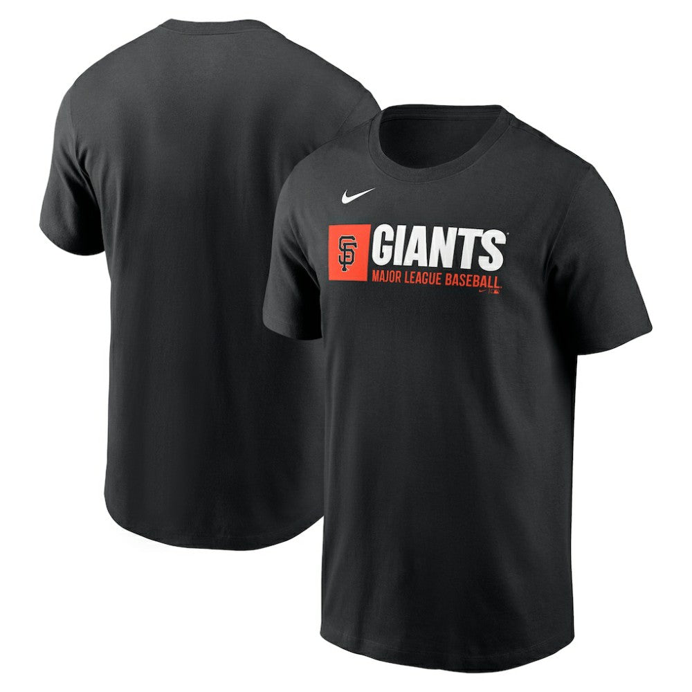 San Francisco Giants Nike Team Block T-Shirt - Black T-shirts