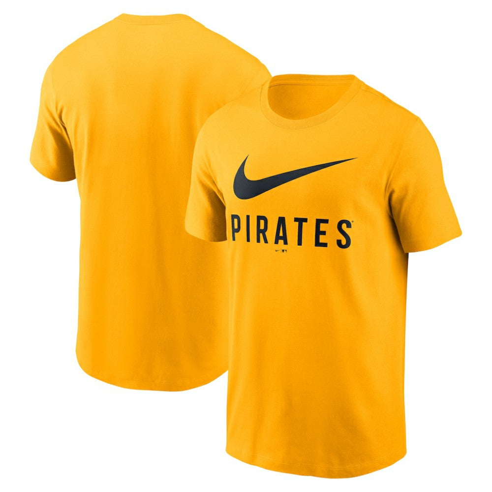 Pittsburgh Pirates Nike Swoosh T-Shirt - Gold T-shirts