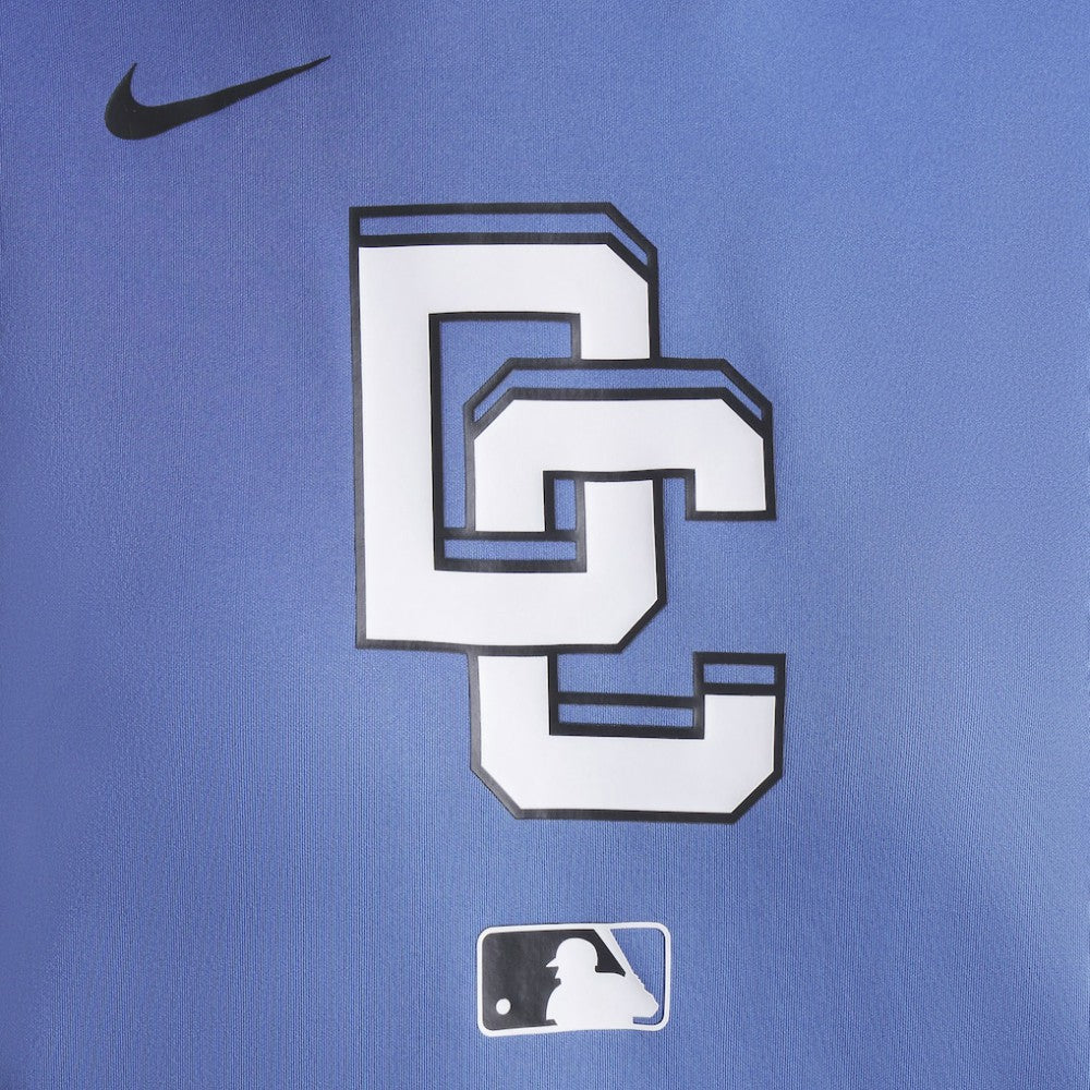 Washington Nationals Nike Women's 2025 City Connect Authentic Collection Therma-FIT Hoodie - Blue Hoodies