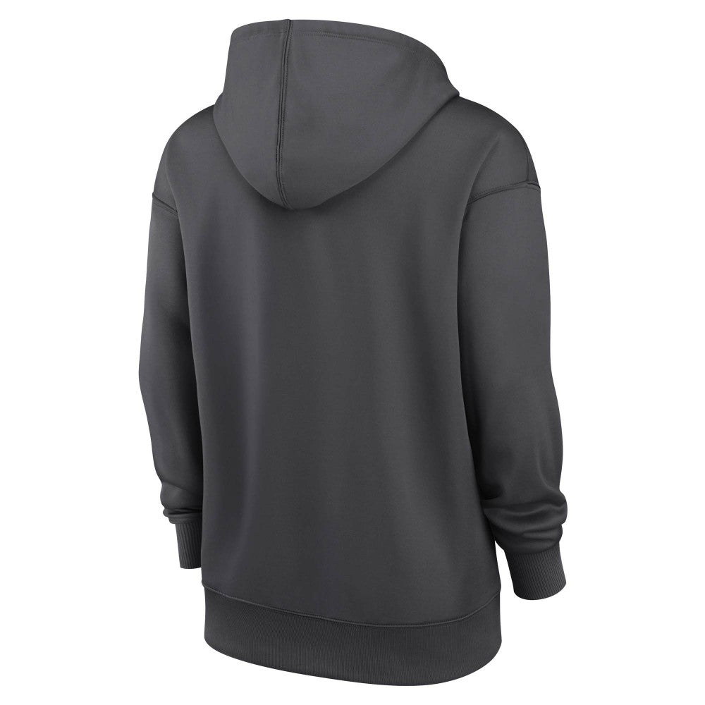 New York Mets Nike Women's City Connect Authentic Collection Therma-FIT Hoodie - Anthracite Hoodies