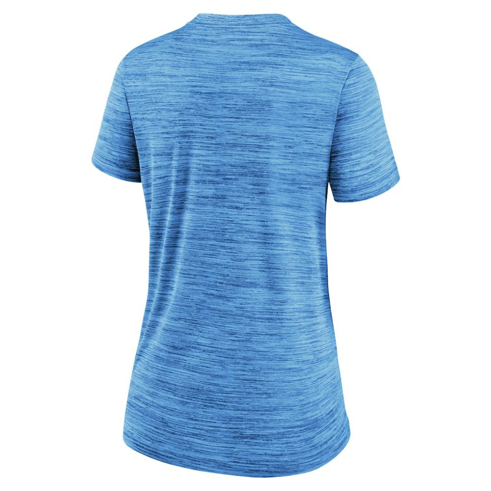 Colorado Rockies Nike Women's 2025 City Connect Authentic Collection Velocity Dri-FIT T-Shirt - Blue T-shirts