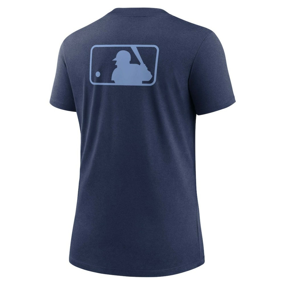Tampa Bay Rays Nike Women's Authentic Collection Early Work Tri-Blend T-Shirt - Navy T-shirts