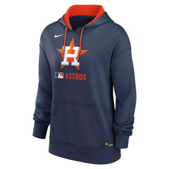 Houston Astros Nike Women's Authentic Collection Therma-FIT Hoodie - Navy Hoodies
