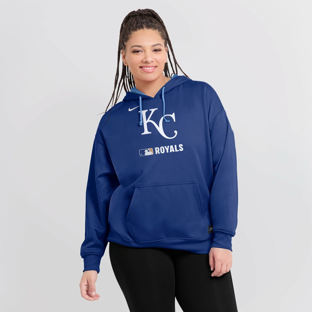 Kansas City Royals Nike Women's Authentic Collection Therma-FIT Hoodie - Royal Hoodies