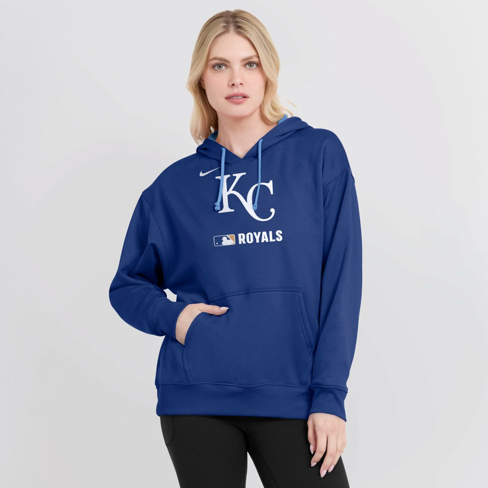 Kansas City Royals Nike Women's Authentic Collection Therma-FIT Hoodie - Royal Hoodies