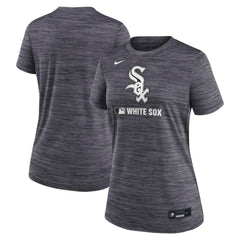 Chicago White Sox Nike Women's Authentic Collection Velocity Dri-FIT T-Shirt - Black T-shirts