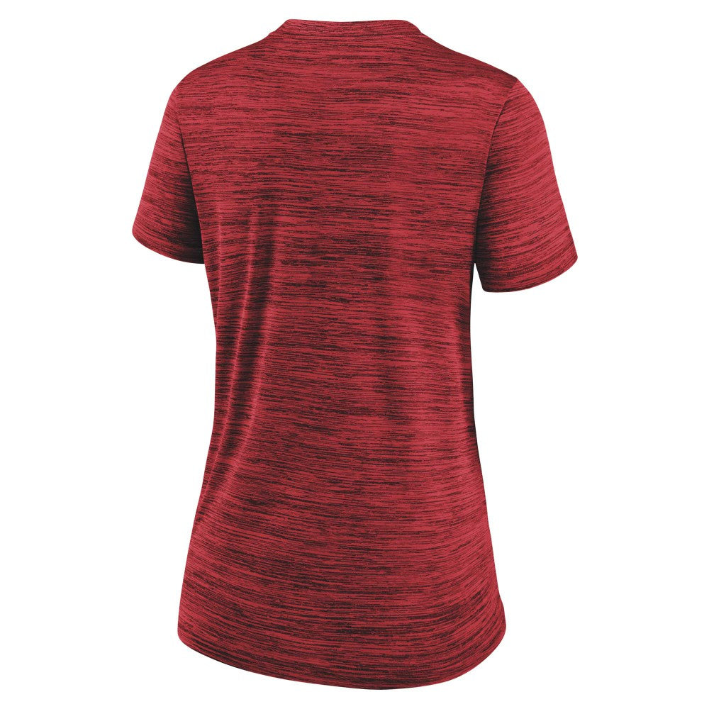 Los Angeles Angels Nike Women's Authentic Collection Velocity Dri-FIT T-Shirt - Red T-shirts