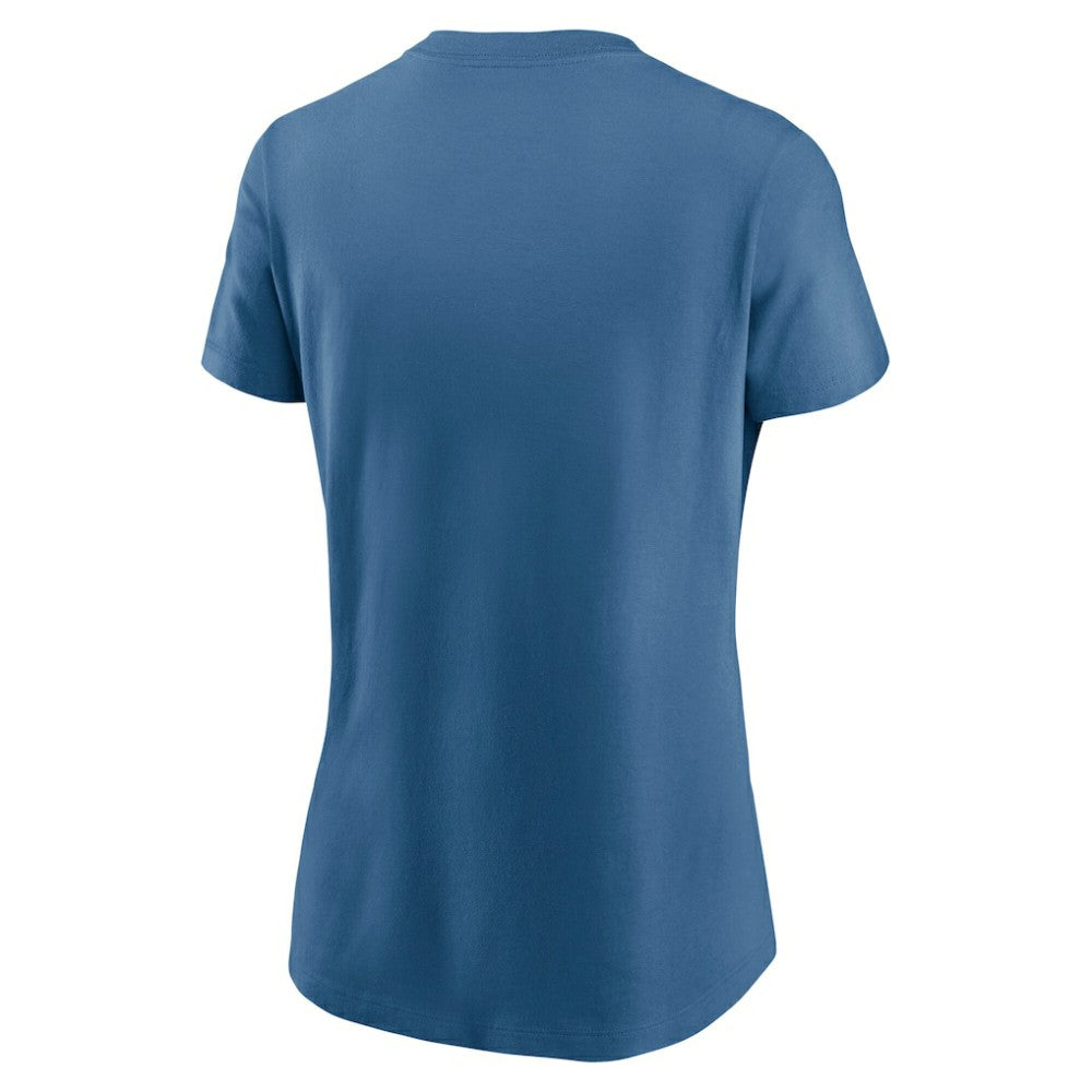 Washington Nationals Nike Women's 2025 City Connect Wordmark T-Shirt - Blue T-shirts
