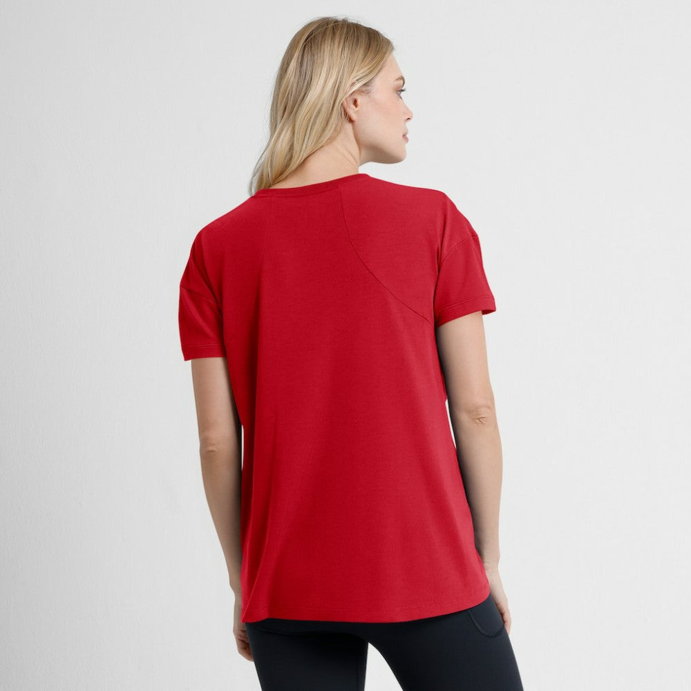 Chicago White Sox Nike Women's 2025 City Connect Flowy Fashion Tri-Blend Dri-FIT T-Shirt - Red T-shirts