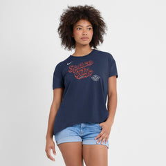 Houston Astros Nike Women's 2025 City Connect Flowy Fashion Tri-Blend Dri-FIT T-Shirt - Navy T-shirts