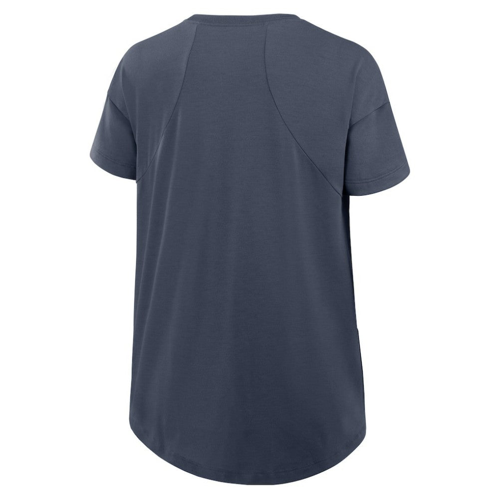 Los Angeles Dodgers Nike Women's 2025 City Connect Flowy Fashion Tri-Blend Dri-FIT T-Shirt - Charcoal T-shirts