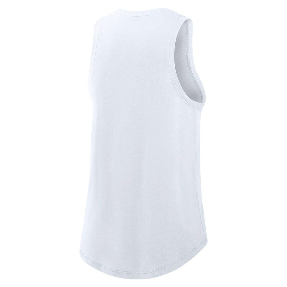 Los Angeles Dodgers Nike Women's City Connect Tricode High Neck Dri-FIT Tank Top - White Tanks