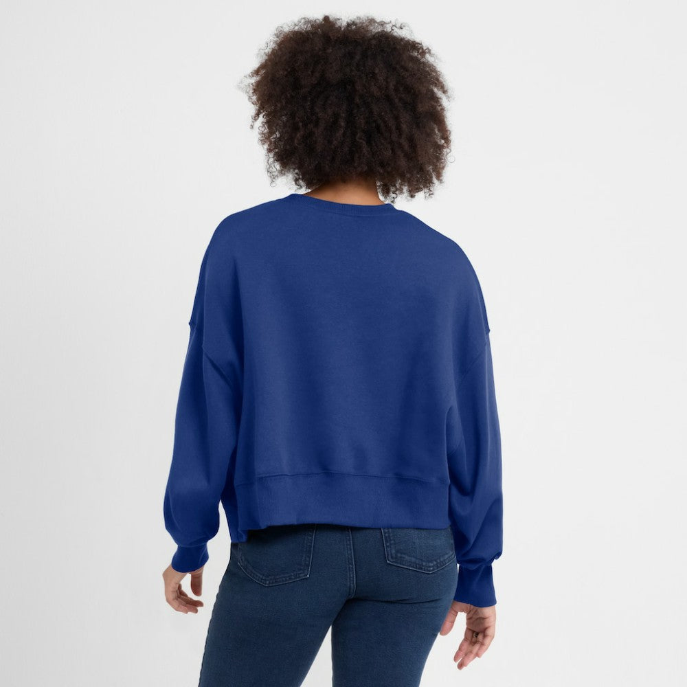 Philadelphia Phillies Nike Women's Oversized High Hip Pullover Sweatshirt - Royal Pullover