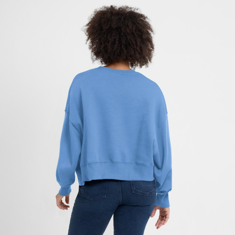St. Louis Cardinals Nike Women's Oversized High Hip Pullover Sweatshirt - Light Blue Pullover