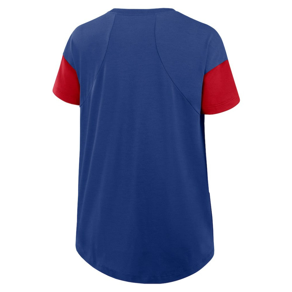 Texas Rangers Nike Women's Flowy Fashion Tri-Blend Dri-FIT T-Shirt - Royal T-shirts