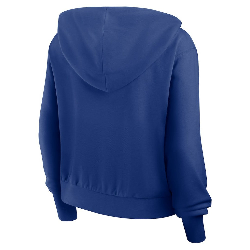 Chicago Cubs Nike Women's Cropped Chill Full-Zip Hoodie - Royal Hoodies