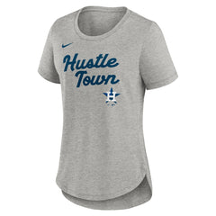 Houston Astros Nike Women's Script Tri-Blend T-Shirt - Heather Gray T-shirts
